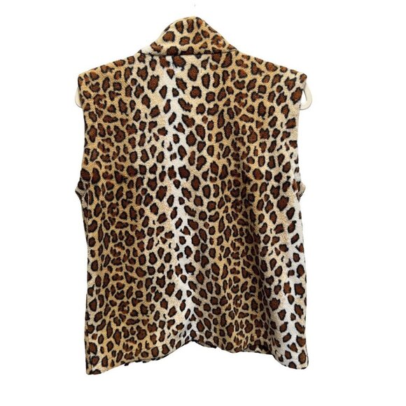Lavon Petite Animal Print Vest  Medium - Picture 2 of 5